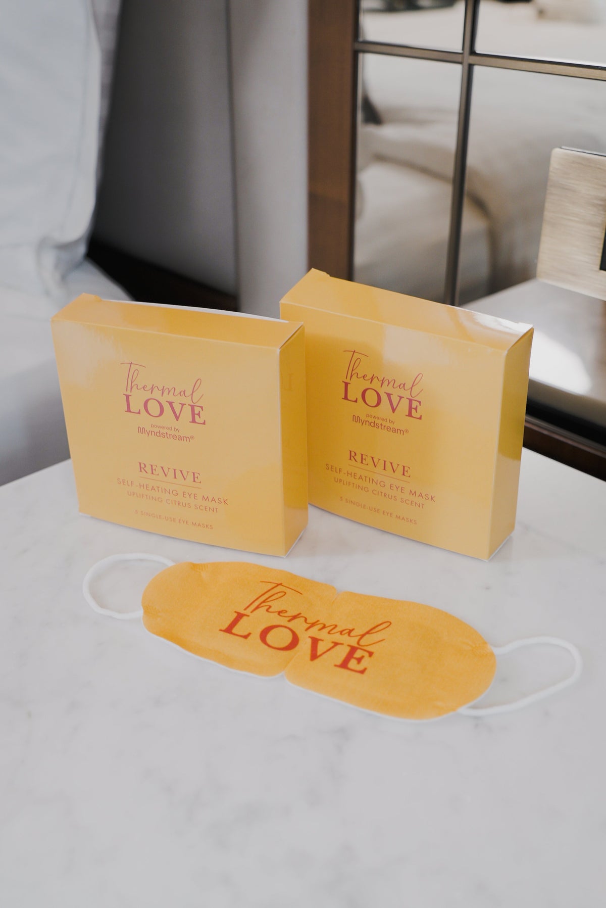 Thermal Love Revive Self-Heating Eye Mask, Citrus, 5 ct